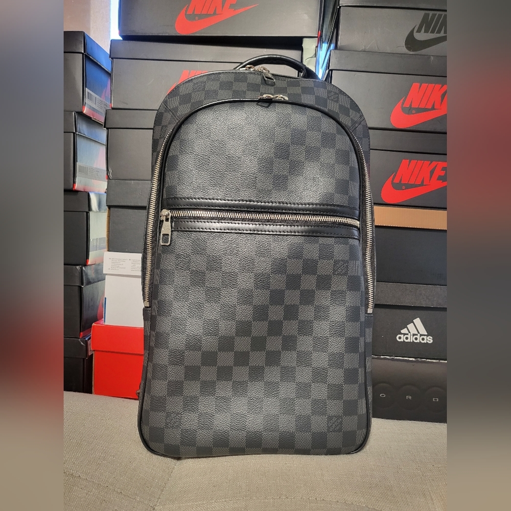 Louis Vuitton Damier Graphite Canvas Michael Backpack Bag